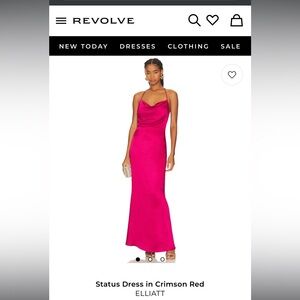 Revolve Elliott Backless Pink Dress